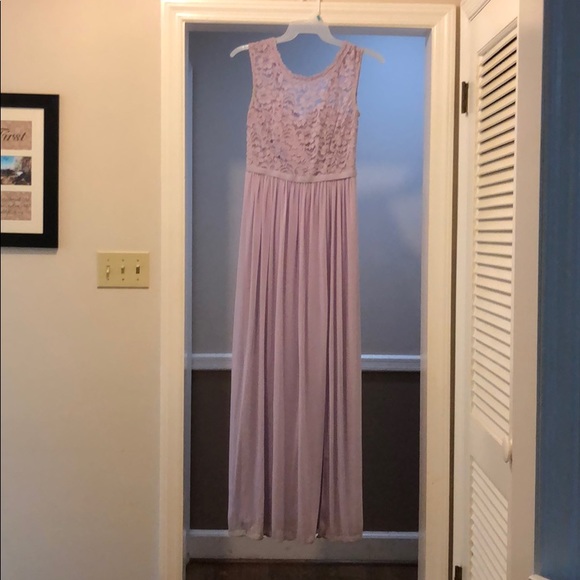 David's Bridal Dresses & Skirts - Lilac bridesmaid dress lace top